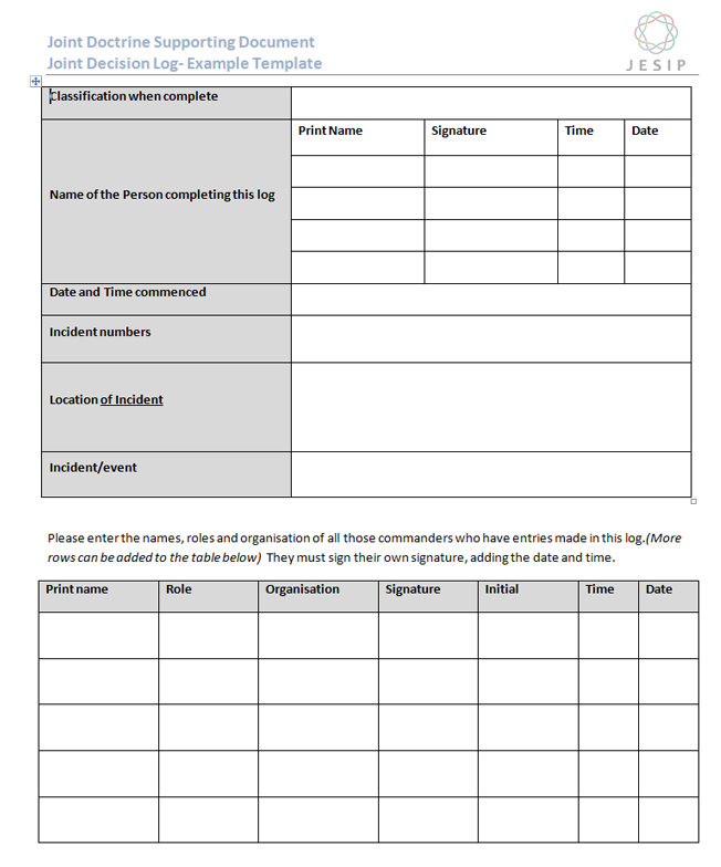 joint decision log image