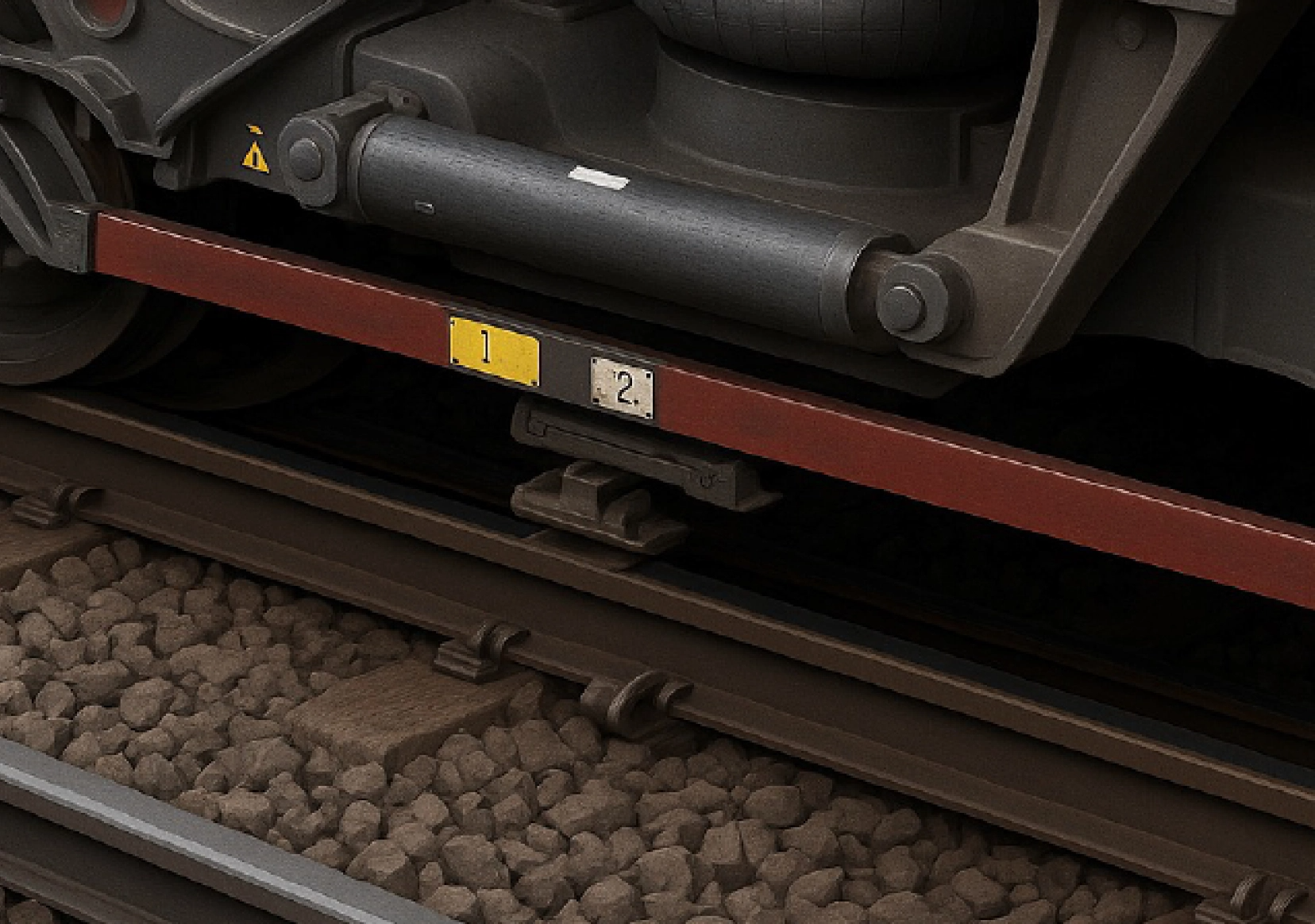 Overhead Line Equipment - Numbered Image