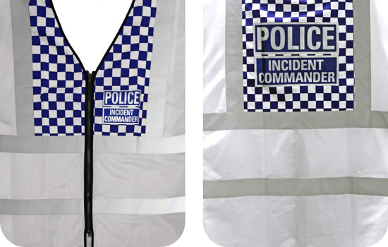 Police incident commander tabard 