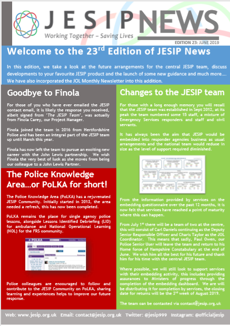 JESIP News Edition 23