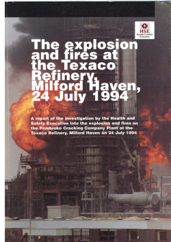 Texaco Refinery Explosion