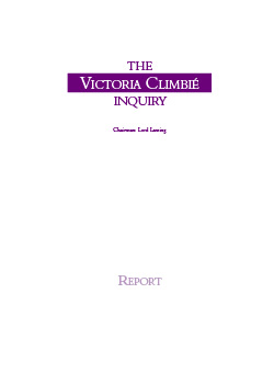 The Victoria Climbie Inquiry