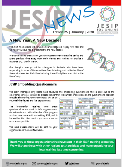 JESIP News Edition 25